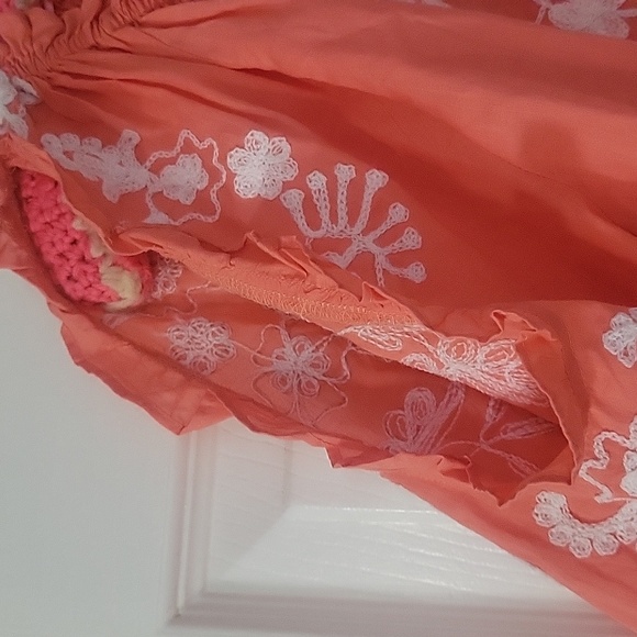 Adorable embroidered short summer dress size l. - Picture 4 of 7